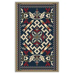 فرش مخمل نادی طرح سنتی کد o171