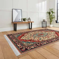 فرش مخمل نادی طرح سنتی کد o130