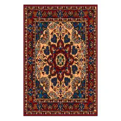 فرش مخمل نادی طرح سنتی کد O100
